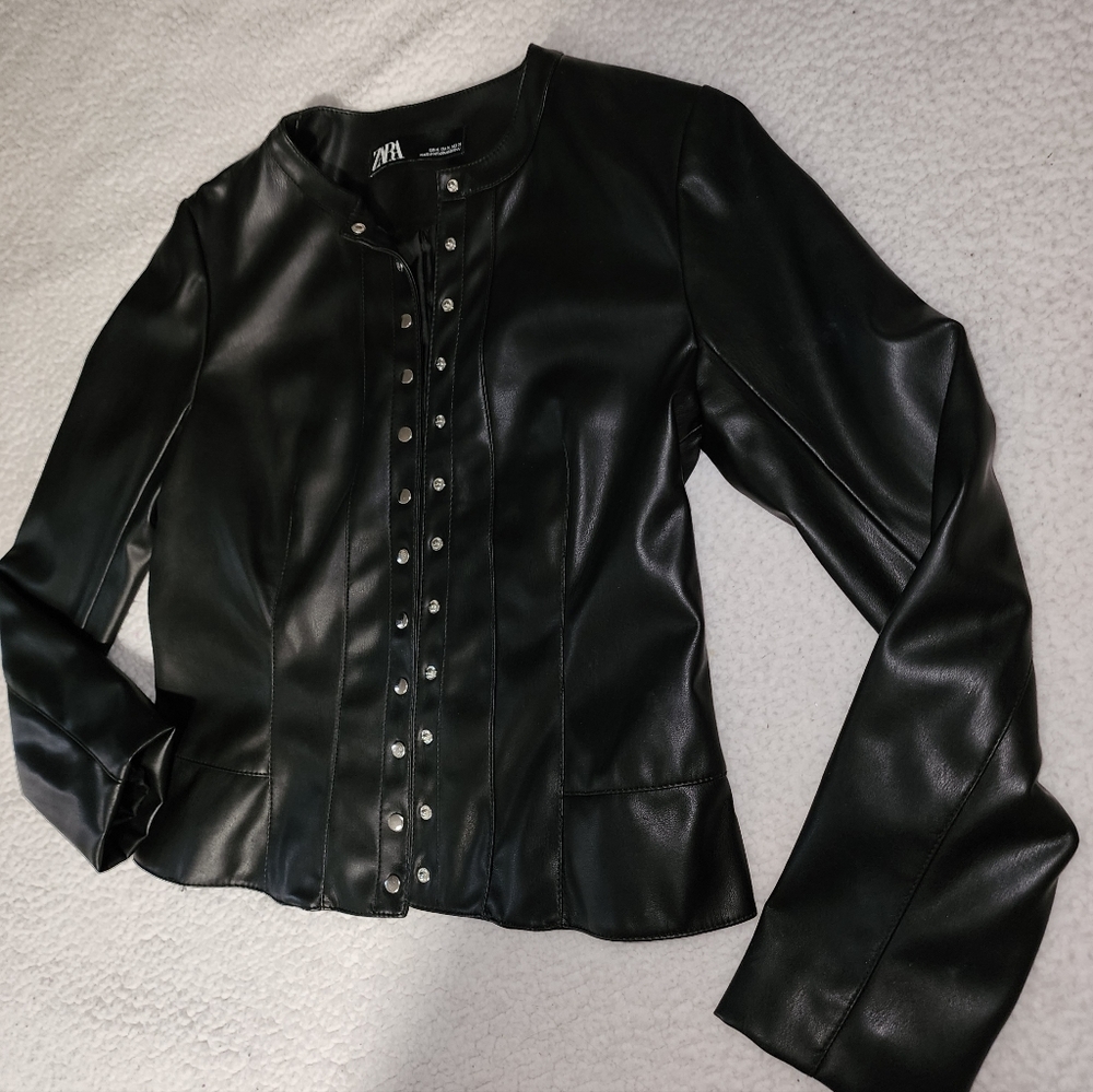 Zara Trendy Biker Chik Jacket 😍 - Picture 2 of 15